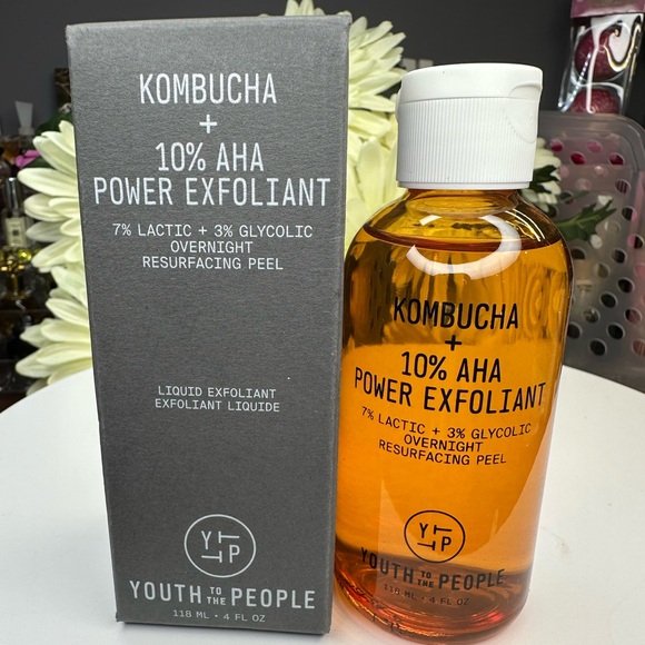 Youth to the People Kombucha overnight resurfacing peel new in box 4 fl oz - Picture 1 of 3